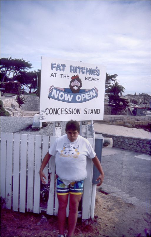 Fat Richie near Monterrey beach
